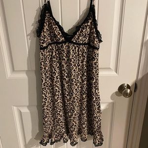 Cheetah Print Night Gown